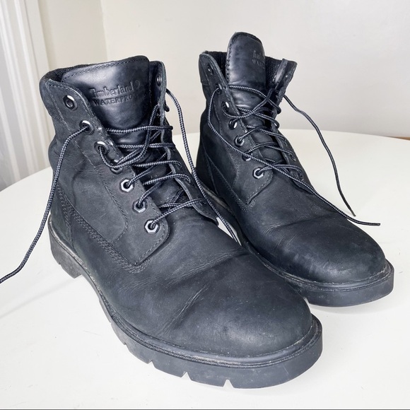 Timberland Basic 6” Boot Waterproof Black Men’s Size 9.5 - Picture 1 of 12